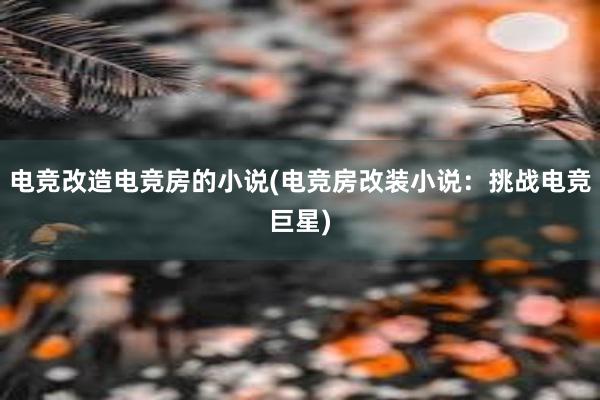 电竞改造电竞房的小说(电竞房改装小说：挑战电竞巨星)