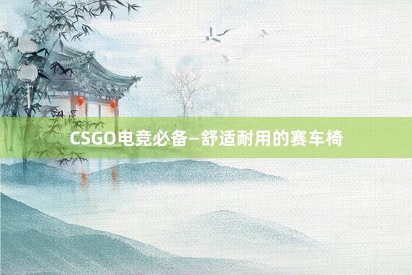 CSGO电竞必备—舒适耐用的赛车椅