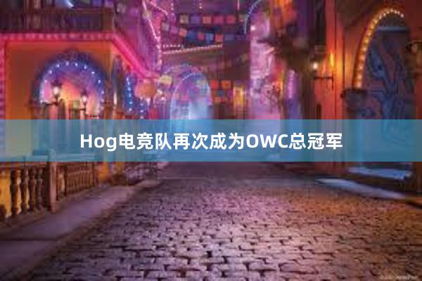 Hog电竞队再次成为OWC总冠军