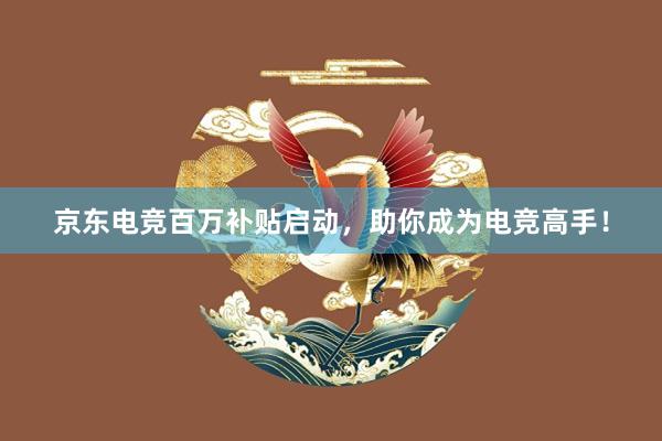 京东电竞百万补贴启动，助你成为电竞高手！